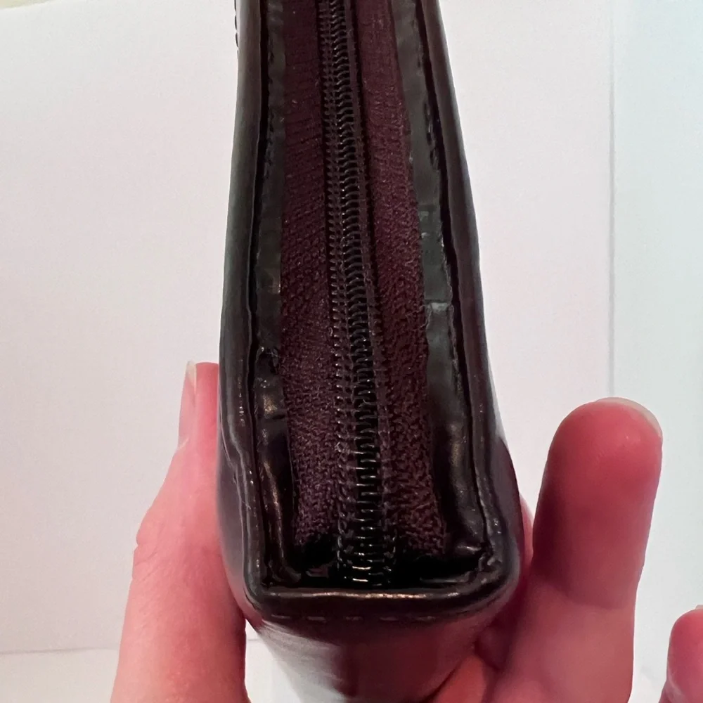 Mundex Portfolio Day Planner Wallet Cards Organizer Binder Top Grain Leather